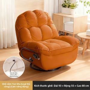 MEIDIHUAFU | Ghế Sofa Đơn Điện Ngả Nằm Xoay 360° Đa Năng
