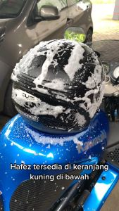 Hafez Helmet Foam Cleaner - Foam Pembersih Helm & Menghilangkan Bau Helm