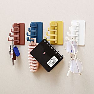 [SIÊU BỀN] Móc dán tường 4 nhánh móc cây thông đa năng treo chìa khóa treo quần áo