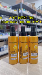Xịt Dưỡng Tóc Compliment Oil Treatment Nuôi Dưỡng Và Dưỡng Ẩm Tóc 200 ml