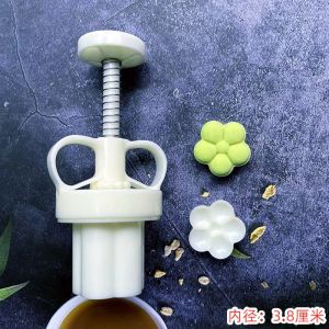 Mold Ép Tay Nâng Cấp Hình Hoa 3D Không Dính 50g Làm Bánh Trung Thu Vỏ Bánh Tráng Tráng Miệng Cho Gia Đình