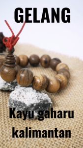 [Bayar di Tempat] Gelang Kayu Gaharu Asli Wangi Original Kalimantan