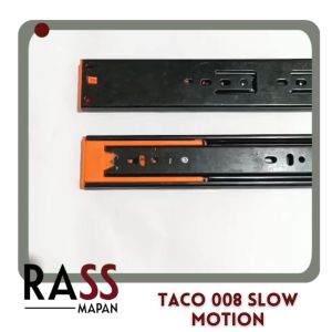 1 PASANG TACO Rel Laci Slow Motion Full Extension 45 - BBS 008 SC