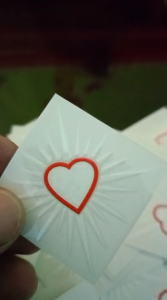 Stiker Logo Lambang PSHT Sticker Hati Bersinar SH Terate