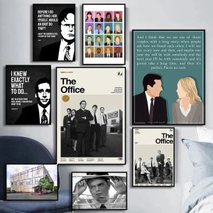 The Office Movie Poster Classic Michael Scott Quote Canvas Painting DWIGHT SCHRUTE Painting Wall Art for Living Room Home Decor