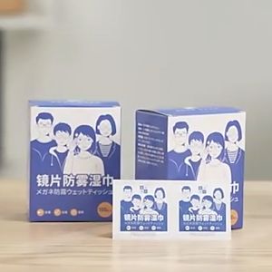100pcs Disposable Anti Fog Wipes for Eyeglasses Disinfection Wipe Eyeglasses Wipes Camera Lenses Wipes