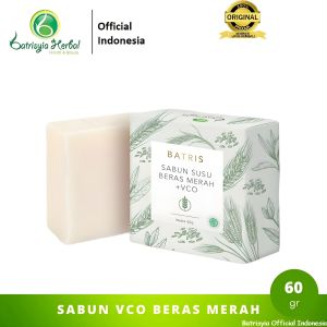 Batrisyia Sabun VCO Beras Merah - Atasi Flek dan Jerawat