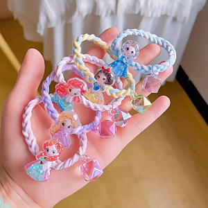 【READY STOCK】Korean Style Girl Cartoon Hand-woven Rubber Band 手工编织皮筋 (KA89)
