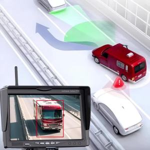 Wireless Backup Camera Rear View Cam BSD 7 Inch Monitor AHD1080P for Truck Bus RV Camper Trailer Excavator Pickup