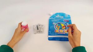 Phụ Kiện Đồ Chơi Chai/Túi Dung Dịch Bong Bóng Dùng Cho Máy Thổi Bong Bóng Xà Phòng