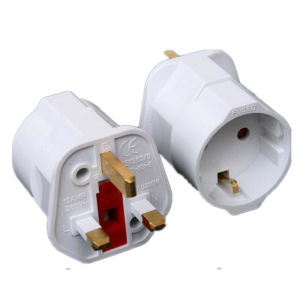Multifunctional EU European To UK Plugs Adapter Power Converter 2 Pin Socket Travel 250V 13A Dubai Singapore Universal Adaptor