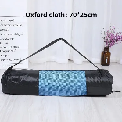 Simple Waterproof Yoga Mat Storage Bag Portable Long Tube Zipper Handbag Home Yoga Accessory Carry-On Organizer