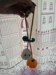 100% Handmade Crochet Halloween Charm
