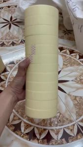 Băng Keo Giấy 1.2cm 2.4cm và 4.8cm Băng Dính Giấy Dài 16 Mét Dùng Ghi Chú Dễ Dàng Sử Dụng