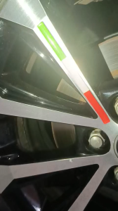 Chỉ nhựa phản quang dán tay nắm cửa mâm xe ô tô 3 màu sắc nét mềm dẻo (1 bộ 4 chỉ)