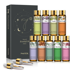 9pcs Essential Oils Set 10ml Pure Natural Gift Set Kit for HumidifIer Diffuser Candles making DIY Soap Aroma Oil for Skin Care