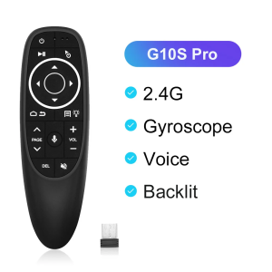 Kebidumei | G10S PRO BT Voice Remote Control 2.4G With BT5.0 Wireless Air Mouse Gyroscope Smart Remote Backlit For PC Smart Android TV