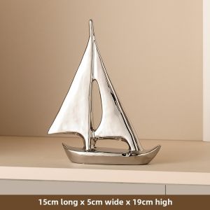 Modern Simple Sailboat Home Decoration Living Room TV Cabinet Decorative Accessories Entrance Display Luxury Light Luxury