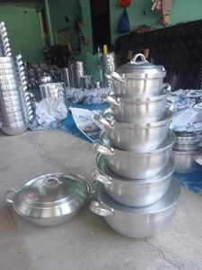 7PCS CASSEROLE SET PINOKPOK WITH KAWALI ALUMINUM FREE SANDOK &SSYANSE PERPECT FOR BUSINESS