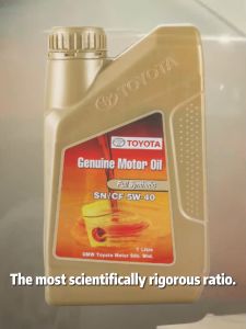Toyota Full Synthetic SN/CF 5W40 Genuine Engine Oil (1L) Universal oil for diesel engine toyota diesel engine oil toyota oil