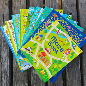 English Maze Picture Book: Enhancing Left & Right Brain Development Through Early Education Puzzles