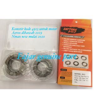 Steam bearing komstir racing aerox 100% original daytona kode 4913