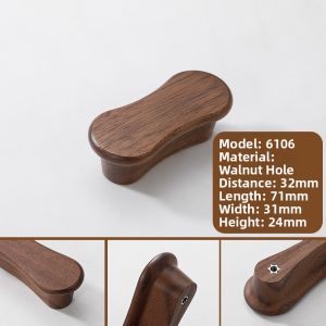 INNDUN | Walnut Wood Japanese Cream Style Handle
