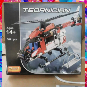 LELE BROTHER | STEM Rescue Helicopter Mechanical Building Blocks