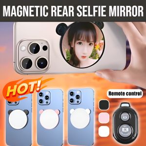 Magnetic Rear Selfie Mirror Selfie Artifact Set Portable Phone Magnetic Selfie Mirror Vlog Photography Assistant Mobile Phone Selfies
