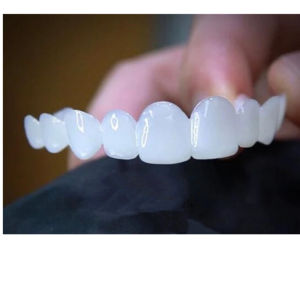 Whitening Teeth Veneers Temporary False Dentures Comfort Fit Braces for Perfect Smile Makeover CK848-fro