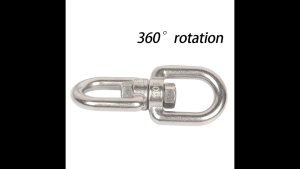 KOVEX 1pc ห่วงล็อกสายโซ่ สเตนเลส 304 รูปตัว 8 ห่วง ห่วงหมุนได้ M4 M5 M6 M8