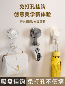 Powerful Vacuum Suction Cup Hook No Drilling Bathroom Kitchen Wall Mounted Sticky Hook Strong Load Bearing Rotatable