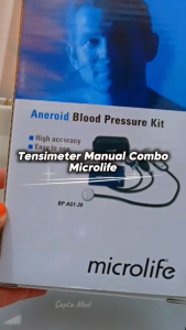 Tensimeter Aneroid Microlife BP AG1-20 - Alat Tekanan Darah Berkualitas Tinggi dengan Rentang Pengukuran 0-300 mmHg (Swis)