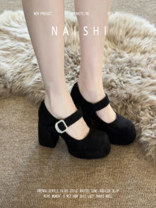 NAISHI | Vintage Waterproof Platform Mary Jane Shoes