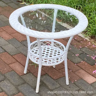 Rattan Coffee Table And Chair Set