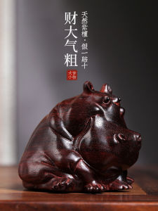 สัตว์ประดับตกแต่งหน้าบ้านไม้พม่าธรรมชาติ ชิ้นส่วนหิมะ ชิ้นส่วนหิน ลายดอกไม้ งานฝีมือรูปสัตว์น้ำ ของเล่นสำหรับโต๊ะทำงาน