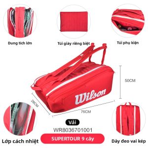 Wilson | Balo Thể Thao Đa Năng Dung Lượng Lớn