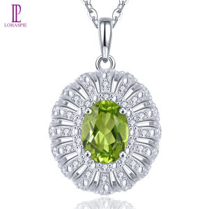 Lohaspie เครื่องประดับ1.36กะรัตแหวนเงินสเตอริ่งแข็ง925แท้จี้จี้เพอริโดธรรมชาติของแท้จี้อัญมณีจี้เพอริโดจี้สีเงินสำหรับผู้หญิงเครื่องประดับ925เงิน