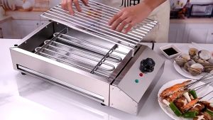 Smokeless barbecue commercial grillhigh-power stainless steel grillelectric grillhousehold indoor
