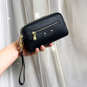 Ladies Dual-Use Bag Summer Lightweight Cross-Body Clutch Cowhide Bag