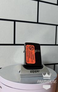 ZIPPO BLACK ICE ZIPPER ORIGINAL PING SOUND WITH SEAL ORANGE