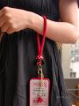 Thickened Woven Phone Strap Mickey Mouse Pendant Short Wristband Anti-Loss Phone Case Chain Keychain Handheld Anti-Fall Rope Unisex. 