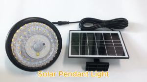 Solar Garden Light IP65 Waterproof Crystal Design LED Solar Light Outdoor Adjustable Colors Solar Pendent Lamp for Barn Gazebo
