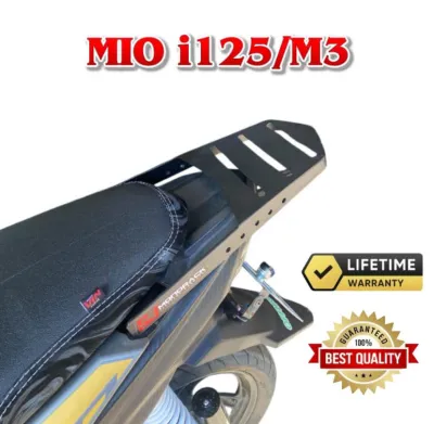 SJ MONORACK FOR YAMAHA MIO i125/ M3 PLATED TOP BOX BRACKET