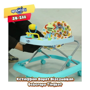BABY WALKER SPACEBABY SB-288 ( ADA MAINAN + STAR MUSIK ) ALAT BANTU JALAN BAYI