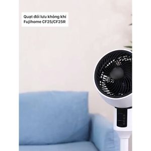 Quạt điện đứng đối lưu không khí tự động đảo chiều fujihome làm mát trong phòng quạt máy lửng có thể nâng hạ 90 độ