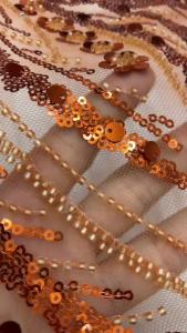 African Mesh Lace Fabric With Sequins 2026 High Quality French Beads Tulle Lace Fabric for Women Party Dresses Material Sewing