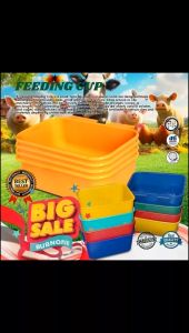 DURABLE CHICKEN FEEDER CUPS IDEAL FOR ALL TYPES OF ANIMALS