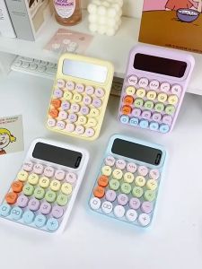 Máy Tính Cầm Tay 12 Chữ Số Màu Sắc Kẹo Ngọt Ngào Hàn Quốc Cho Bé Yêu