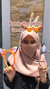 Bando Anak Karakter Hewan | Bandana Hewan Lucu | Bando Lucu